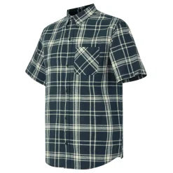 Men's Loran Short Sleeve Shirt | Navy Check