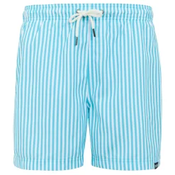 Men's Loras Swim Shorts | Aquarius Blue Stripe