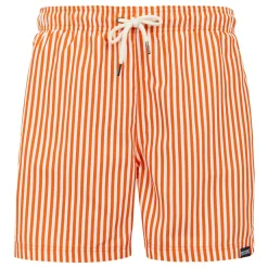 Men's Loras Swim Shorts | Celosia Orange Stripe