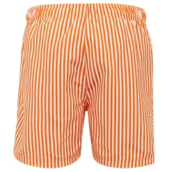 Men's Loras Swim Shorts | Celosia Orange Stripe