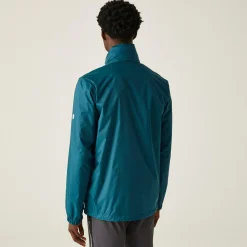 Men's Lyle IV Waterproof Packaway Jacket | Moroccan Blue Citron Lime
