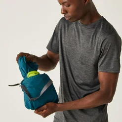 Men's Lyle IV Waterproof Packaway Jacket | Moroccan Blue Citron Lime