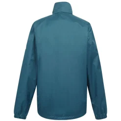 Men's Lyle IV Waterproof Packaway Jacket | Moroccan Blue Citron Lime