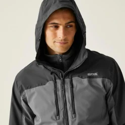 Men's Maland II Waterproof Jacket | Granite Grey Ash Black