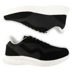Men's Marine Retro Trainers  | Black
