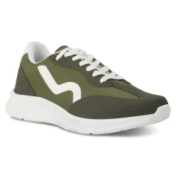 Men's Marine Retro Trainers  | Dark Khaki