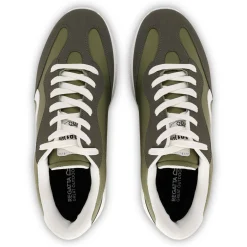 Men's Marine Retro Trainers  | Dark Khaki