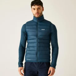 Men's Marizion Baffled Gilet | Navy Blue