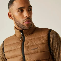 Men's Marizion Baffled Gilet | Brown