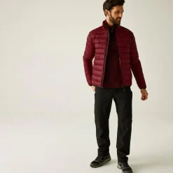 Men's Marizion Padded Jacket | Dark Maroon