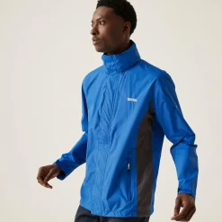 Men's Matt Waterproof Jacket | Oxford Blue Iron