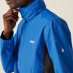 Men's Matt Waterproof Jacket | Oxford Blue Iron
