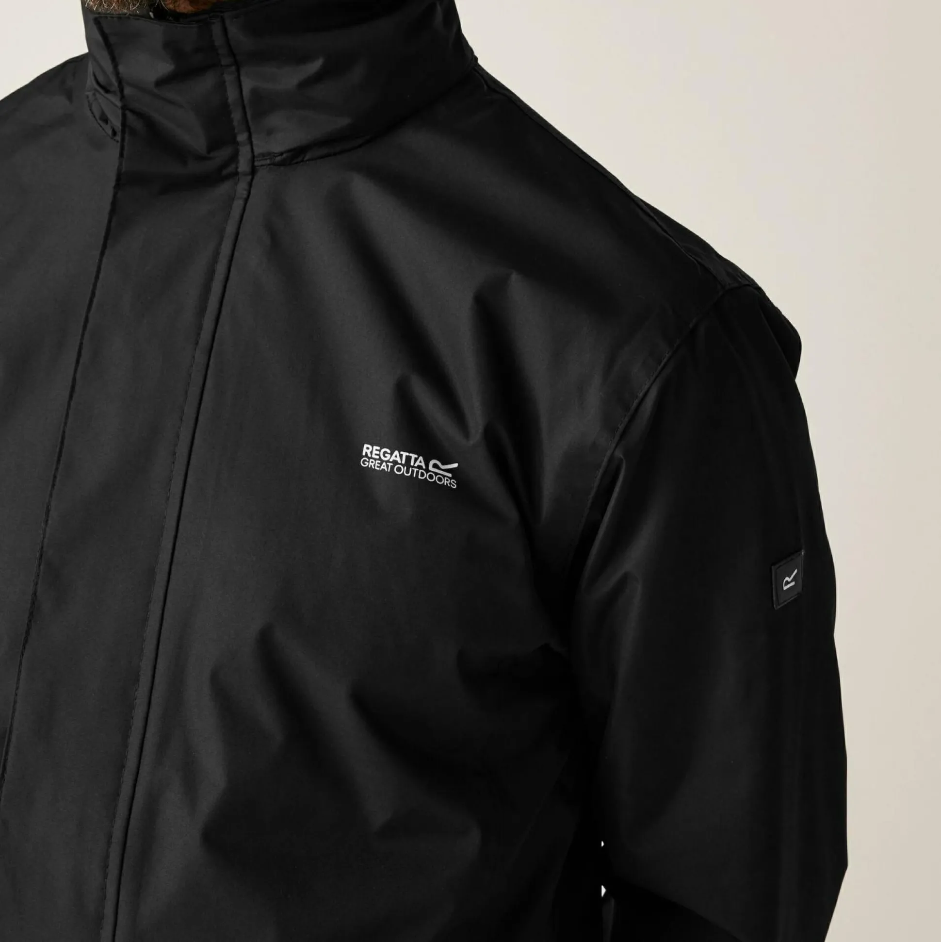 Men's Matt Waterproof Jacket | Black