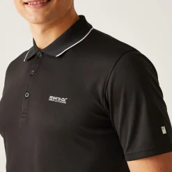 Men's Maverick V Active Polo Shirt | Black