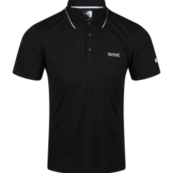 Men's Maverick V Active Polo Shirt | Black