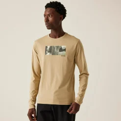 Men's Maylow Long Sleeved T-Shirt | Abbeystone Marl Graphic