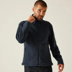 Men's Micro Lightweight Full Zip Fleece | Dark Navy
