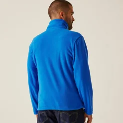 Men's Micro Lightweight Full Zip Fleece | Oxford Blue