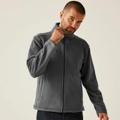 Men's Micro Lightweight Full Zip Fleece | Seal Grey