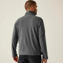 Men's Micro Lightweight Full Zip Fleece | Seal Grey
