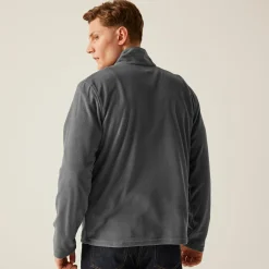 Men's Micro Lightweight Half Zip Fleece | Seal Grey