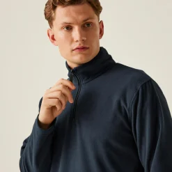 Men's Micro Lightweight Half Zip Fleece | Dark Navy