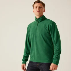 Men's Micro Lightweight Half Zip Fleece | Bottle Green