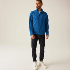 Men's Micro Lightweight Half Zip Fleece | Royal Blue