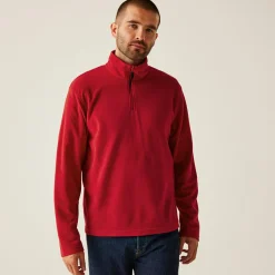 Men's Micro Lightweight Half Zip Fleece | Classic Red