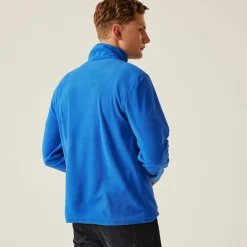 Men's Micro Lightweight Half Zip Fleece | Oxford Blue