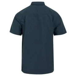 Men's Mindano IX Short Sleeve Shirt | Moonlight Denim Circle Print