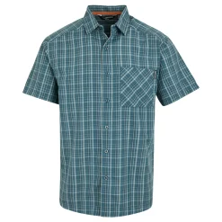Men's Mindano IX Short Sleeve Shirt | Stormy Weather Iceberg Ash Check