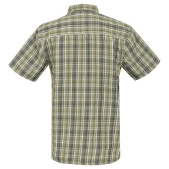 Men's Mindano IX Short Sleeve Shirt | Golden Sand Treetop Stone White Check