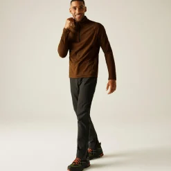 Men's Montes Lightweight Half Zip Fleece | Orange