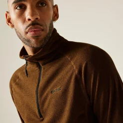 Men's Montes Lightweight Half Zip Fleece | Orange