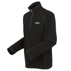 Men's Montes Lightweight Half Zip Fleece | Black