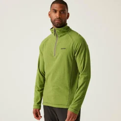 Men's Montes Lightweight Half Zip Fleece | Grenoble Green Nephrite Green