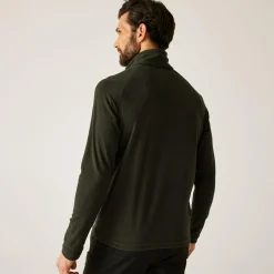 Men's Montes Lightweight Half Zip Fleece | Olive Green