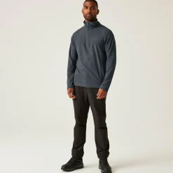 Men's Montes Lightweight Half Zip Fleece | Stormy Weather Black