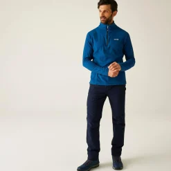Men's Montes Lightweight Half Zip Fleece | Navy Blue