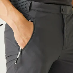 Men's Mountain Zip Off Walking Trousers | Seal Grey Black