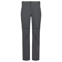 Men's Mountain Zip Off Walking Trousers | Seal Grey Black