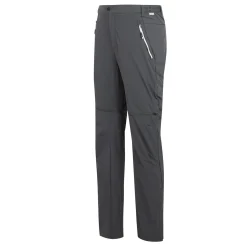 Men's Mountain Zip Off Walking Trousers | Seal Grey Black