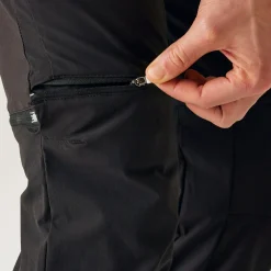 Men's Mountain Zip Off Walking Trousers | Black