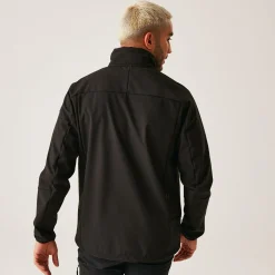 Men's Moutdale Softshell Jacket | Black Red Ochre