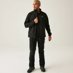 Men's Moutdale Softshell Jacket | Black Red Ochre