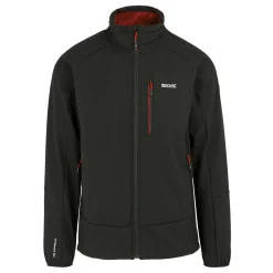 Men's Moutdale Softshell Jacket | Black Red Ochre