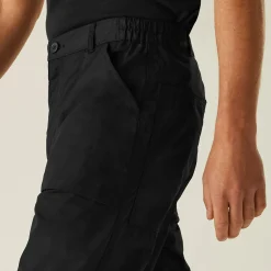Men's Multi Pocket Action Trousers | Black