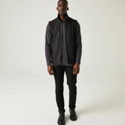 Men's Navigate 2 Layer Softshell Bodywarmer | Black Seal Grey