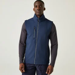 Men's Navigate 2 Layer Softshell Bodywarmer | Navy Seal Grey